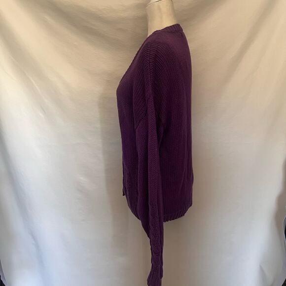 Vintage 90s Patsy's Place Cable Knit Cardigan Womens Sweater Small Y2K Preppy - Picture 5 of 13